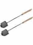 Hawok Cast Iron Square Pie With Stainless Steel Wooden Handle Set Of 2. Fixed Price $20.99.