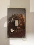 Dark Cooper Brown Standard 1-GANG Thermoset Switch Wallplate Covers 2134B. Fixed Price $12.99.