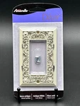 New Sealed Amerelle Filigree Single Rocker Cast Metal Wall Plate Antique White. Fixed Price $9.99.