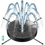 Gaizerl Solar Fountain With Spray Height, Works Shade, 3.5W Glass Black. Fixed Price $42.63.