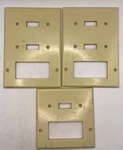 Leviton 636-80421-I X2 & 80405-I Device Combination Wallplate, Ivory Lot Of. Fixed Price $6.32.