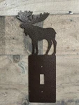 Moose Metal Lightswitch Cover Lodge Rustic Cabin Wildlife Art. Fixed Price $16.49.