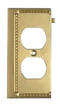 Clickplates By Elk Lighting Inc. Outlet Side Cover 2506BR Brass Color New. Fixed Price $7.99.