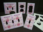 Princess Room Crown Light Switch Or Outlet Cover. Fixed Price $7.49.
