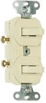 690-IG Pass And Seymour Single Pole Double Combination Switch 15A 120/277 Vac. Fixed Price $19.99.