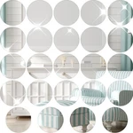 Cindeer Set Of 24 Acrylic Round Mirror Plate Circle 12 Inch, Clear. Fixed Price $75.61.