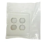 22 Pcs Leviton PJ82-W Gang Midway Duplex Receptacle Wallplate Thermoplastic. Fixed Price $24.99.