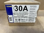 Square L111N 30A Light Duty General Purpose Disconnect Switch 120V Type. Fixed Price $36.50.