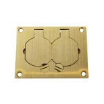 Wiremold Walker Legrand 828R Duplex Cover Plate Obx, Brass. Fixed Price $105.00.