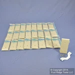 Leviton PSC14-I Ivory 1-GANG Blank Unbreakable Sectional Cover Trap Mount 25PCS. Fixed Price $21.84.