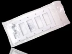 Leviton 80423-W, 5-GANG Decora Standard Wall Plate, Color: White New. Fixed Price $10.56.