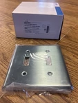 Lot Of 10 Gang Stainless Switch Plate Covers 93072 Eaton Wiring Devices New. Fixed Price $49.00.