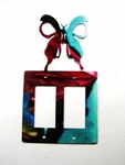 Butterfly Double Rocker Outlet Cover Plate By Steel Images Usa 030315W. Fixed Price $24.49.