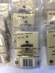 New Leviton 40238-001 Phone/jack Wall Plate Lot Of 12. Fixed Price $15.00.