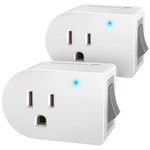 Fosmon 2 Pack Grounded Outlet With On/off Switch 3-PRONG Power Adapter White. Fixed Price $14.88.