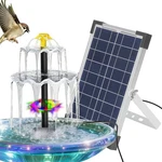 Solar Bird Bath Fountain Pump Water W/ Rechargeable Battery. Fixed Price $36.94.