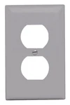 5 Pack Grey 1 Gang Duplex Unbreakable Nylon Plate P&s TP8GRY **ships Free**. Fixed Price $16.75.