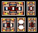 Southwest American Native Design #30 Light Switch Cover Plate. Fixed Price $7.49.