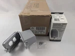 Box Of 10 Leviton 5976-DGY Vertical Mount Rain Tight Duplex Outlet Cover. Fixed Price $41.87.