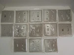 Leviton 84009 2-GANG Stainless Steel Switch Plate New Lot Of 13. Fixed Price $29.25.