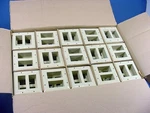 Ge Ivory 2-GANG Decorator Gfci Rocker Unbreakable Wallplates W/o Screws 600PCS. Fixed Price $85.49.