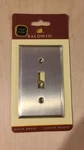 Baldwin Brass Single Toggle Switch Wall Plate Cover 4751-150-CD Satin Nickel. Fixed Price $14.99.