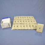 Eagle 2134V Ivory 1-GANG Toggle Switch Plastic Standard Wallplate Covers 25-PACK. Fixed Price $26.59.