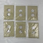 Cooper Wiring Devices 2142V-F-LW Ivory Duplex Outlet Wall Plate 6 Pack New. Fixed Price $15.30.
