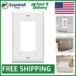 Elegant Glossy Wall Plate For Light Switch 1-GANG, Durable Polycarbonate. Fixed Price $7.59.