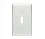 6- Pack, Mulberry White Jumbo Toggle Wall Switch Plate-metal. Fixed Price $18.35.