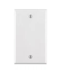 Leviton 80714-00W 1-GANG Nylon White Blank Wall Plate 4-1/2 X 2-3/4 In.. Fixed Price $7.62.
