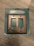 Creative Accents Lighting Plate Double Rocker Wall -tuscan Antique Bronze. Fixed Price $14.95.