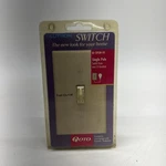 Lutron Switch Single Pole Push / Off Q-1PSH-IV Qoto New Old Stock. Fixed Price $24.99.