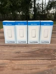Lot Of 4 Lutron Satin Color Eggshell SC-1PS-ES Single Pole Switch "new". Fixed Price $19.99.