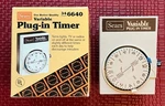Sears Variable Plug-in Timer #34 6640 Lamp Lights Appliance Vintage Nos. Fixed Price $17.99.
