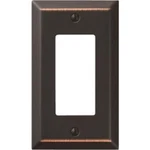 12-AMERELLE 1-GANG Stamped Steel Rocker Decorator Wall Plate Aged Bronze 163RDB. Fixed Price $53.89.