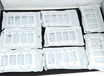 Leviton White Decora 4-GANG Wallplates Gfci Gfi Covers 80412-W. Fixed Price $24.95.