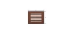 Crl FMG1080BRZ Bronze Flat Acrylic 10" X 8" Mirror Grille. Fixed Price $45.74.