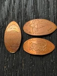 Vintage 2006 Valentine's Day Elongated Uncirculated Copper Pennies Private Roll. Fixed Price $9.00.
