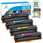 4PK Toner For Hp 201X CF400X CF400A Color Laserjet Pro Mfp M277DW M252DW. Fixed Price $39.50.