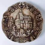 Vintage Romania Bran Castle 3D Wall Plate Dracula Transylvania Ceramic Souvenir. Fixed Price $39.95.