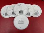 LOT(7) Carlon CPC4WH Ceiling Fan Box Cover, Round, Blank, 4-INCH Diameter, White. Fixed Price $49.99.