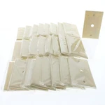 Cooper 2128V Ivory 1-GANG Phone .375" Coax Cable Thermoset Wallplate Cover 25PCS. Fixed Price $23.74.