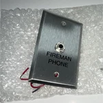 Evax Systems Mx-fj Fireman Phone Jack Wall Plate New Opened With Faded Label. Fixed Price $32.00.