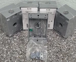 (5) Cooper Crouse Hinds TP7010 Single Gang Weatherproof Box With (3) 1/2" Holes. Fixed Price $31.49.