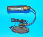 1926 Leviton Copper-toned Ornate Desk Lamp Wall Mount Light Sconce Fixture. Fixed Price $89.99.
