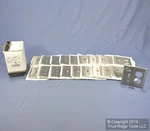 20 Leviton 2GANG Switch Receptacle Outlet Cover Stainless Steel Wallplates 84005. Fixed Price $47.49.
