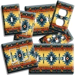 Latin Southwest Western Country Pattern Lightswitch Outlet Wall Plate Room Decor. Fixed Price $24.99.