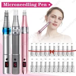 Usb Rechargeable Electric Nano Micro-needling Pen Acne REMOVAL+3D Cartridges Kit. Fixed Price $46.16.