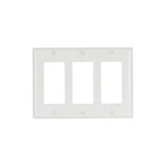 Decorator 3-GANG Switch Wall Plate Cover White (2 Pack). Fixed Price $6.00.